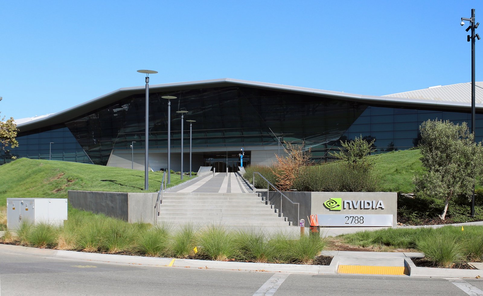 Edificio de la sede de NVIDIA en Santa Clara, California